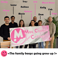 équipe Miss Cookies Coffee (franchise café et salon de thé)