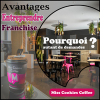 Les atouts de la franchise de cafe Miss Cookies Coffee